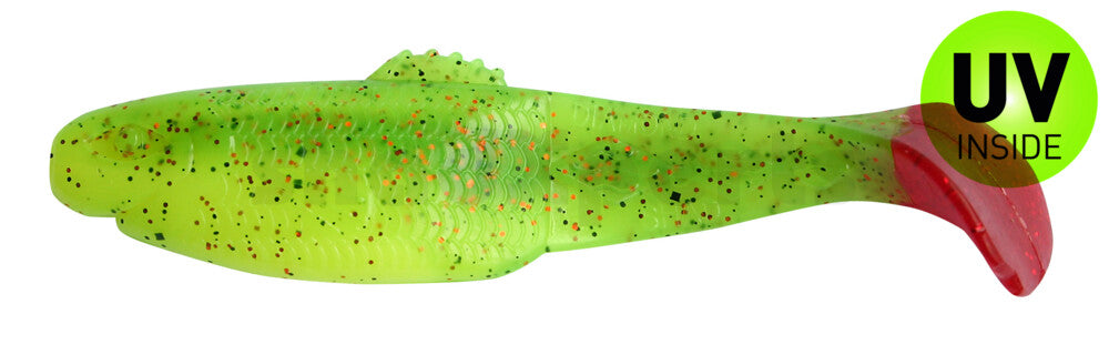 2x Relax Diamond Shad 9 cm, 13 cm Perfekter Gummifisch für Barsch, Hecht, Zander & Wels