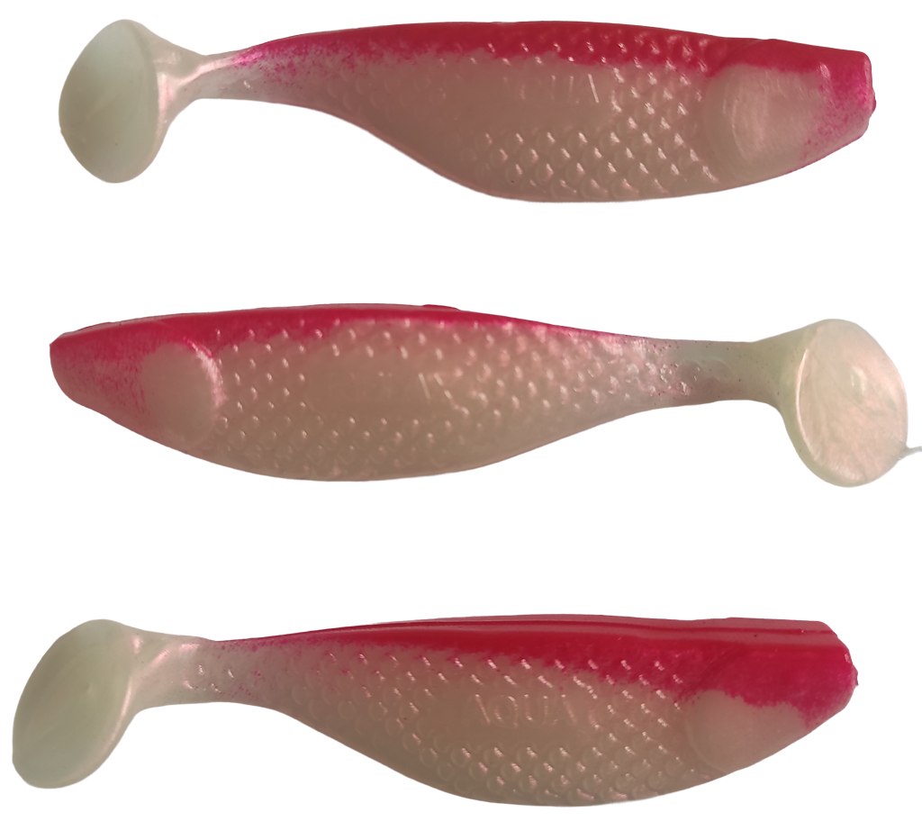 5x RELAX Aqua 3" Kompakter Gummifisch mit extra Reiz!
