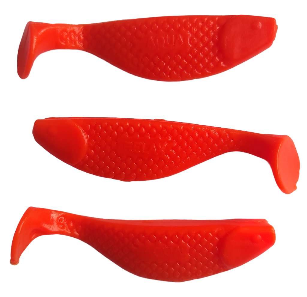 5x RELAX Aqua 3" Kompakter Gummifisch mit extra Reiz!