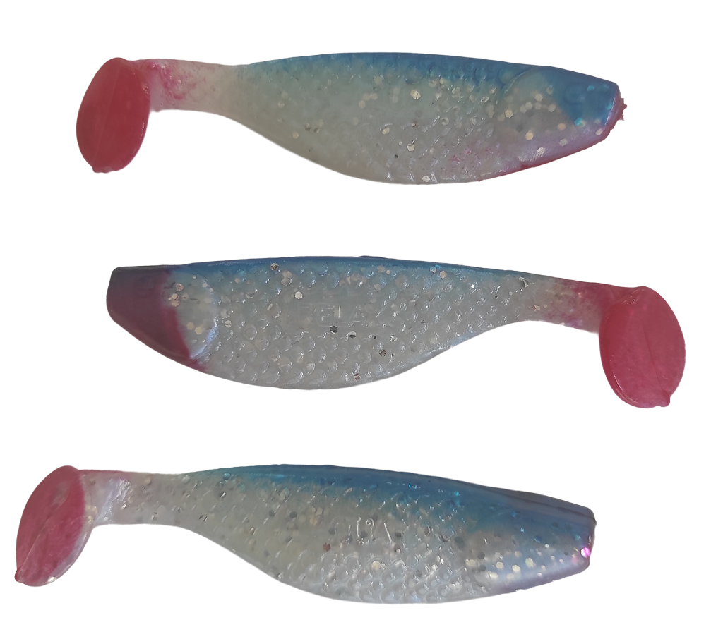 5x RELAX Aqua 3" Kompakter Gummifisch mit extra Reiz!