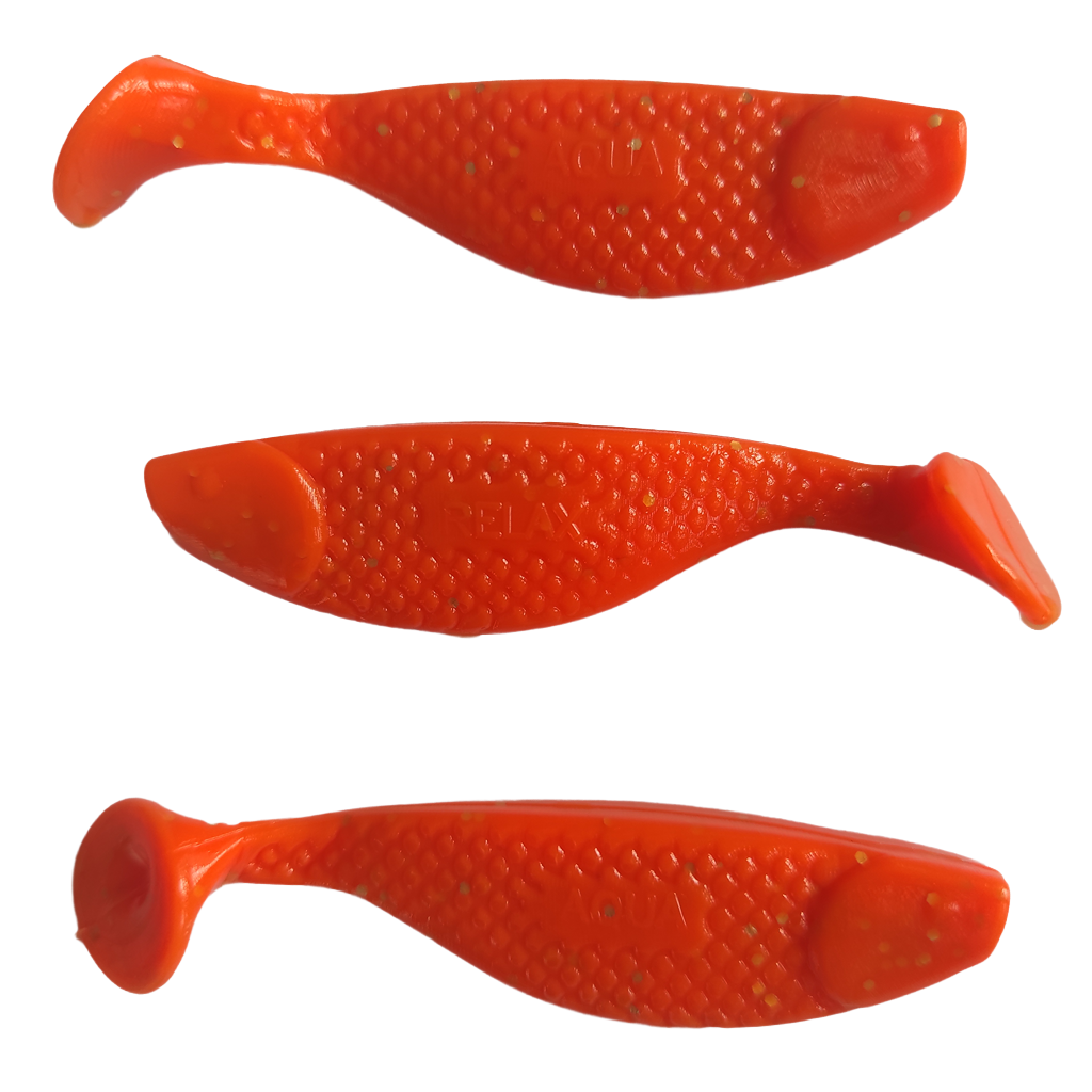 5x RELAX Aqua 3" Kompakter Gummifisch mit extra Reiz!