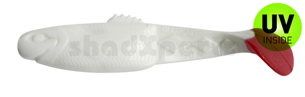 2x Relax Diamond Shad 9 cm, 13 cm Perfekter Gummifisch für Barsch, Hecht, Zander & Wels