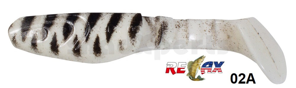 4x RELAX Kopyto Classic 3" (8 cm) Top-Gummifisch zum Barsch, Hecht & Zander angeln