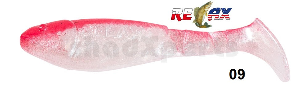 4x RELAX Kopyto Classic 3" (8 cm) Top-Gummifisch zum Barsch, Hecht & Zander angeln