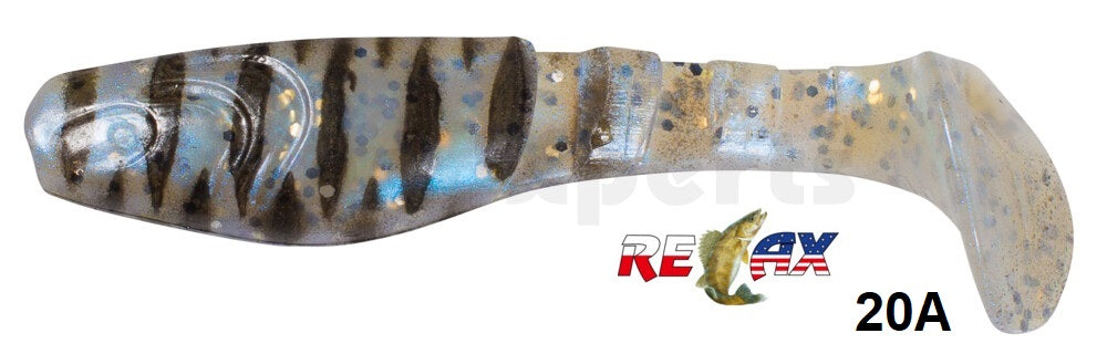 4x RELAX Kopyto Classic 3" (8 cm) Top-Gummifisch zum Barsch, Hecht & Zander angeln
