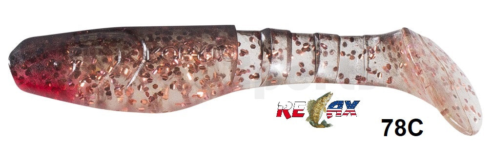 4x RELAX Kopyto Classic 3" (8 cm) Top-Gummifisch zum Barsch, Hecht & Zander angeln