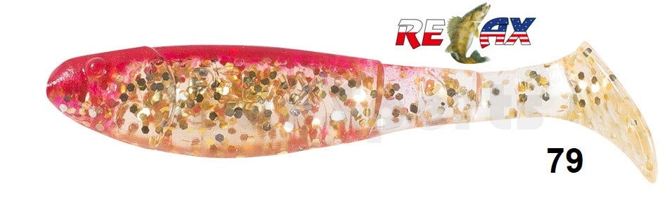 4x RELAX Kopyto Classic 3" (8 cm) Top-Gummifisch zum Barsch, Hecht & Zander angeln