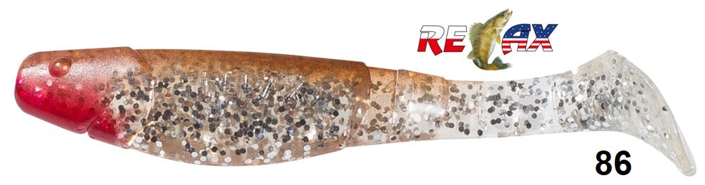 2x RELAX Classic 4" (11 cm) | Gummifisch für Zander, Hecht & Barsch UV-Aktiv & natürliche Farben