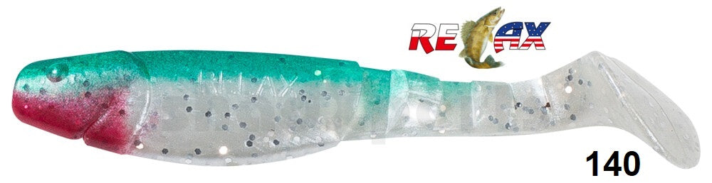 2x RELAX Classic 4" (11 cm) | Gummifisch für Zander, Hecht & Barsch UV-Aktiv & natürliche Farben