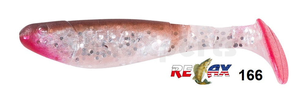 4x RELAX Kopyto Classic 3" (8 cm) Top-Gummifisch zum Barsch, Hecht & Zander angeln