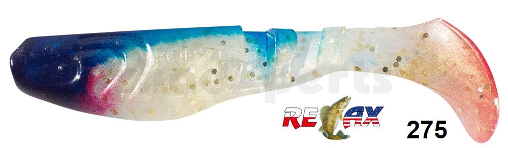 4x RELAX Kopyto Classic 3" (8 cm) Top-Gummifisch zum Barsch, Hecht & Zander angeln