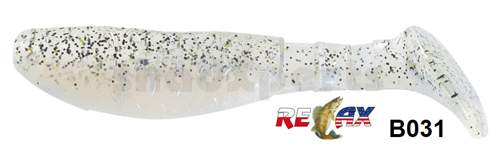 4x RELAX Kopyto Classic 3" (8 cm) Top-Gummifisch zum Barsch, Hecht & Zander angeln