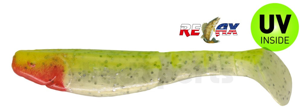 2x RELAX Classic 4" (11 cm) | Gummifisch für Zander, Hecht & Barsch UV-Aktiv & natürliche Farben