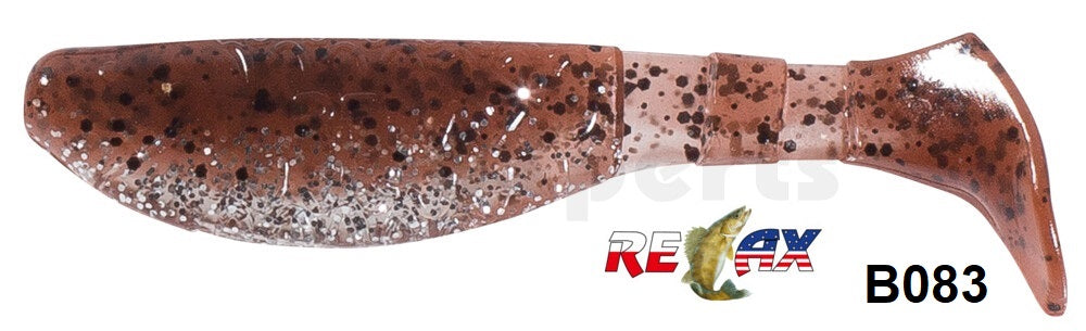 4x RELAX Kopyto Classic 3" (8 cm) Top-Gummifisch zum Barsch, Hecht & Zander angeln