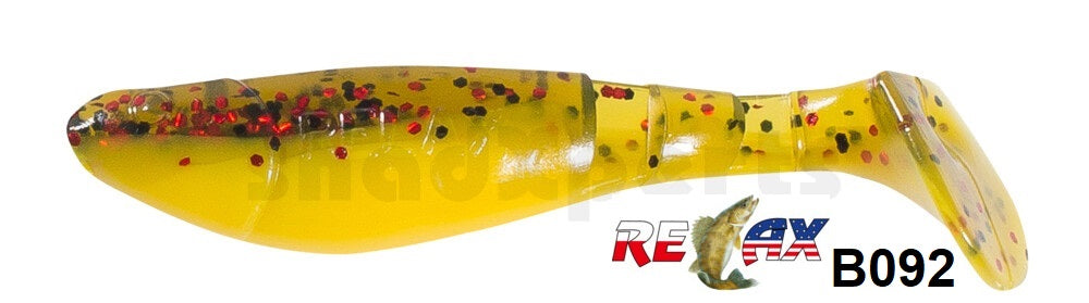4x RELAX Kopyto Classic 3" (8 cm) Top-Gummifisch zum Barsch, Hecht & Zander angeln