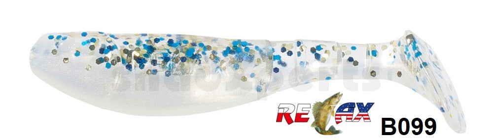 4x RELAX Kopyto Classic 3" (8 cm) Top-Gummifisch zum Barsch, Hecht & Zander angeln