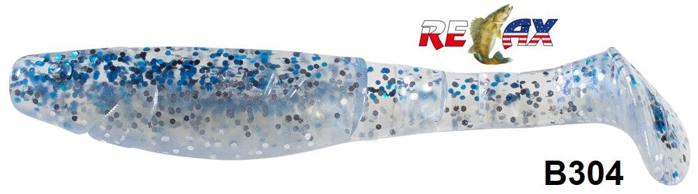 2x RELAX Classic 4" (11 cm) | Gummifisch für Zander, Hecht & Barsch UV-Aktiv & natürliche Farben