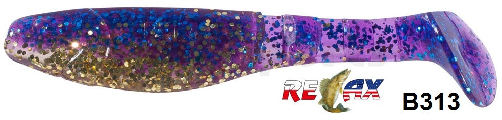 2x RELAX Classic 4" (11 cm) | Gummifisch für Zander, Hecht & Barsch UV-Aktiv & natürliche Farben