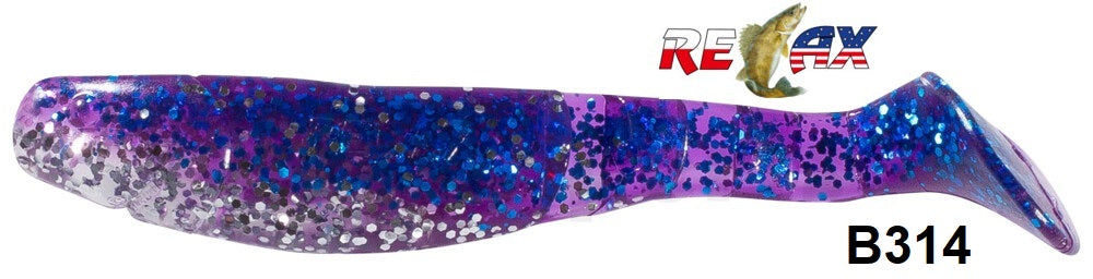 2x RELAX Classic 4" (11 cm) | Gummifisch für Zander, Hecht & Barsch UV-Aktiv & natürliche Farben