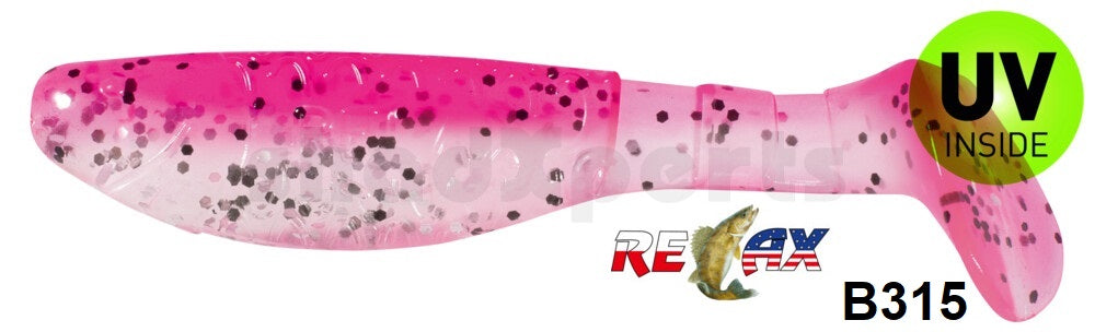 4x RELAX Kopyto Classic 3" (8 cm) Top-Gummifisch zum Barsch, Hecht & Zander angeln