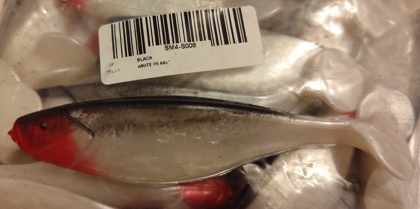 2x Gummifische Xtra Soft Shad 4" | Perfekt für Jiggen, Spinnfischen & Vertikalangeln