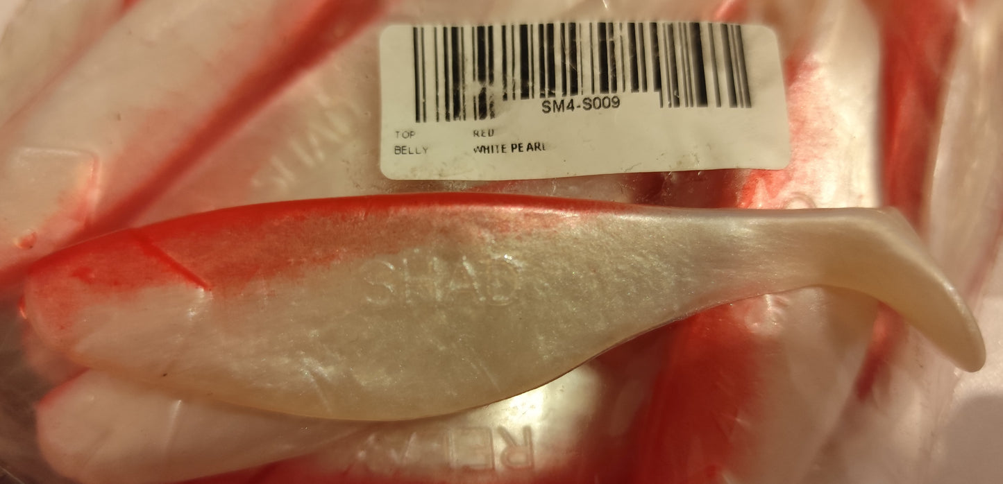 2x Gummifische Xtra Soft Shad 4" | Perfekt für Jiggen, Spinnfischen & Vertikalangeln