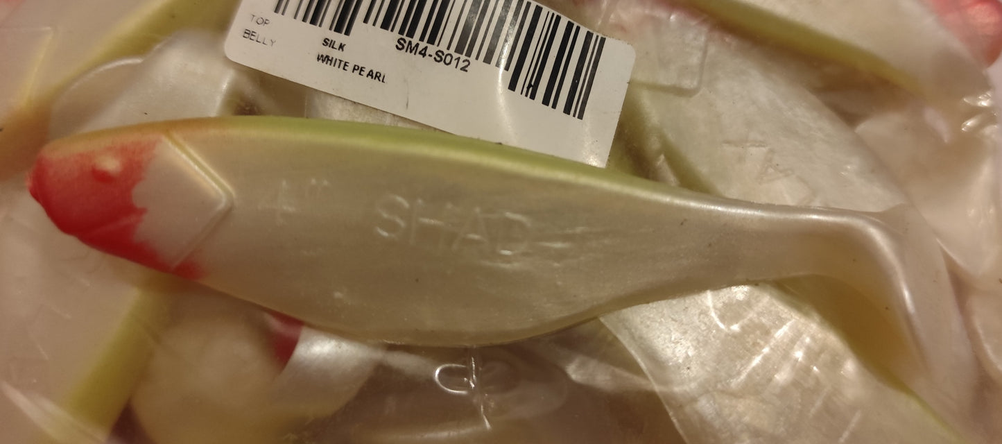 2x Gummifische Xtra Soft Shad 4" | Perfekt für Jiggen, Spinnfischen & Vertikalangeln