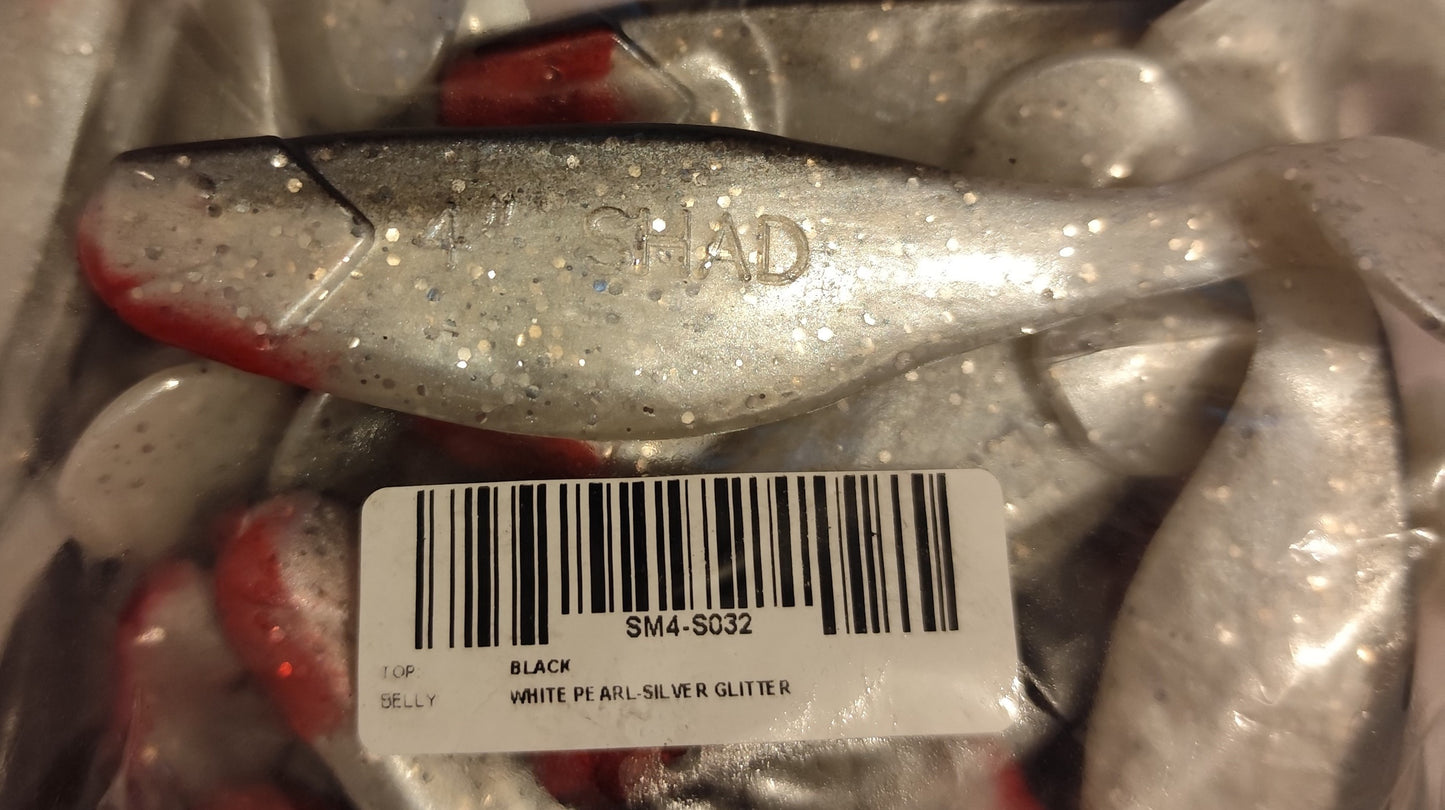 2x Gummifische Xtra Soft Shad 4" | Perfekt für Jiggen, Spinnfischen & Vertikalangeln
