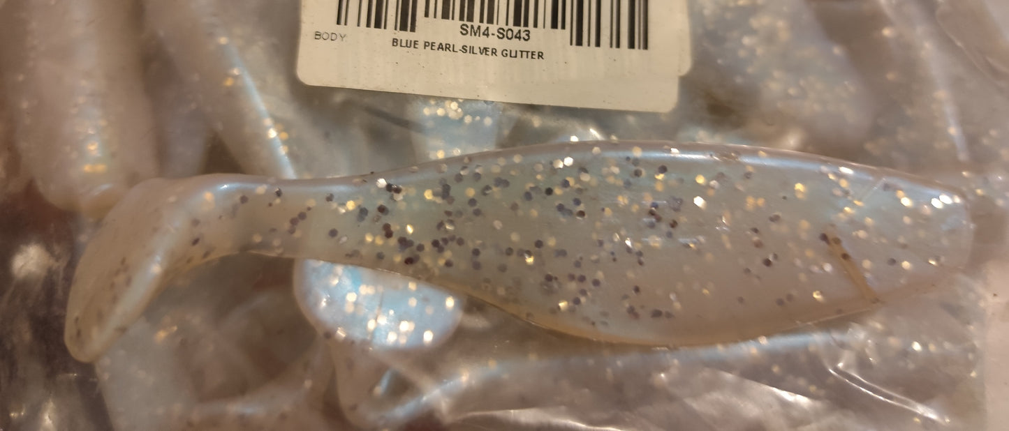 2x Gummifische Xtra Soft Shad 4" | Perfekt für Jiggen, Spinnfischen & Vertikalangeln