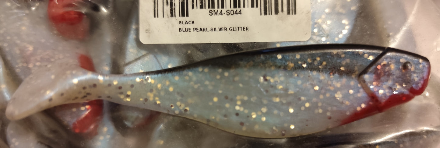 2x Gummifische Xtra Soft Shad 4" | Perfekt für Jiggen, Spinnfischen & Vertikalangeln