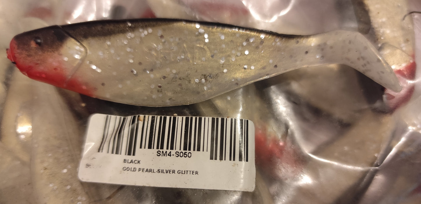 2x Gummifische Xtra Soft Shad 4" | Perfekt für Jiggen, Spinnfischen & Vertikalangeln