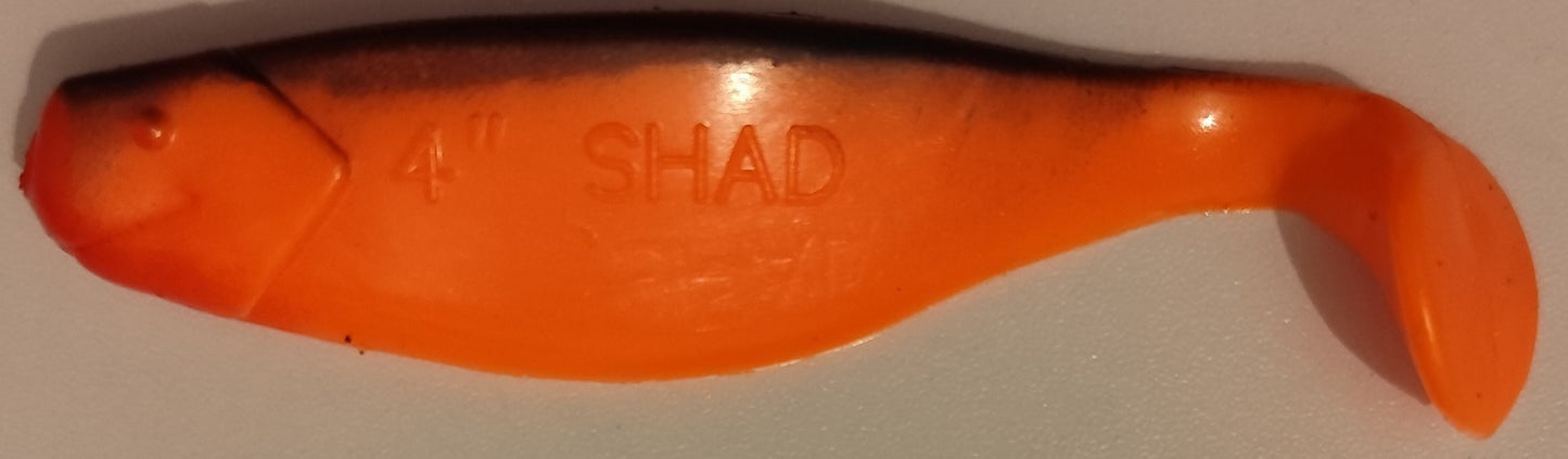 2x Gummifische Xtra Soft Shad 4" | Perfekt für Jiggen, Spinnfischen & Vertikalangeln
