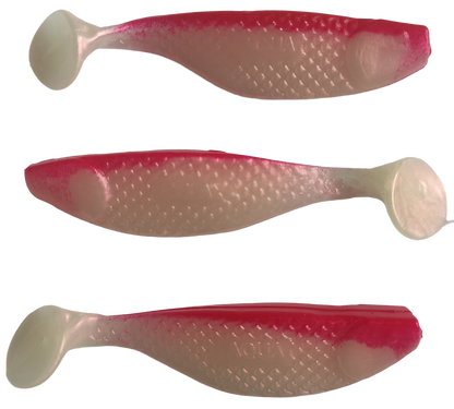5x RELAX Aqua 3" Kompakter Gummifisch mit extra Reiz!