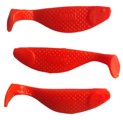 5x RELAX Aqua 3" Kompakter Gummifisch mit extra Reiz!