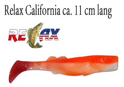 3x  Relax California 8 cm & 11 cm – Perfekter Gummifisch für Zander, Hecht & Barsch!