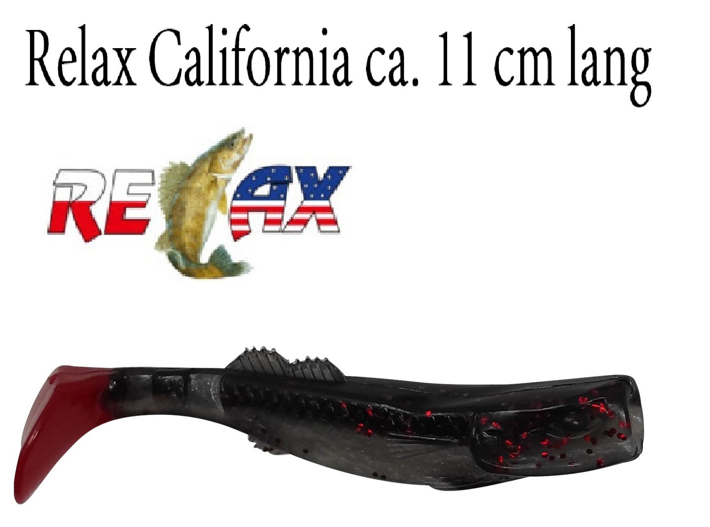 3x  Relax California 8 cm & 11 cm – Perfekter Gummifisch für Zander, Hecht & Barsch!