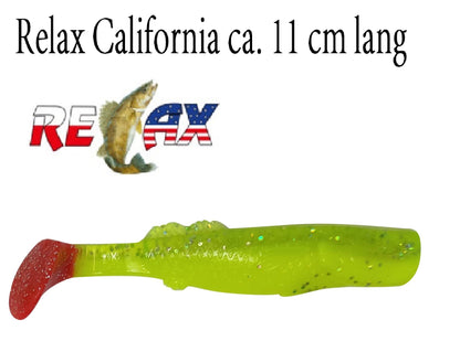 3x  Relax California 8 cm & 11 cm – Perfekter Gummifisch für Zander, Hecht & Barsch!