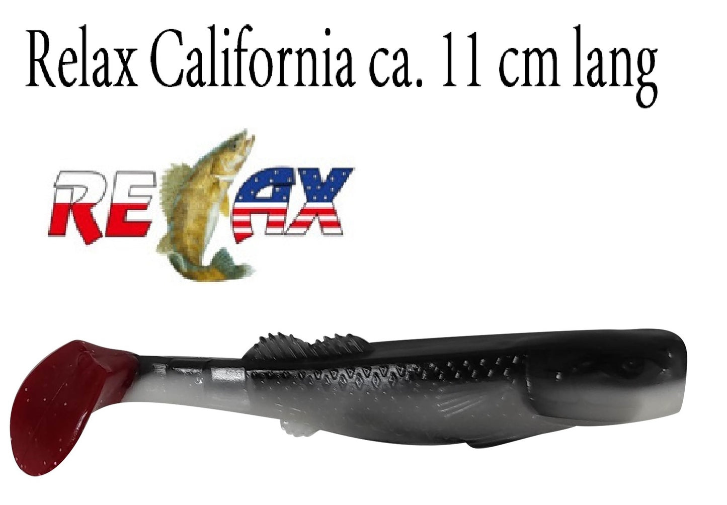 3x  Relax California 8 cm & 11 cm – Perfekter Gummifisch für Zander, Hecht & Barsch!