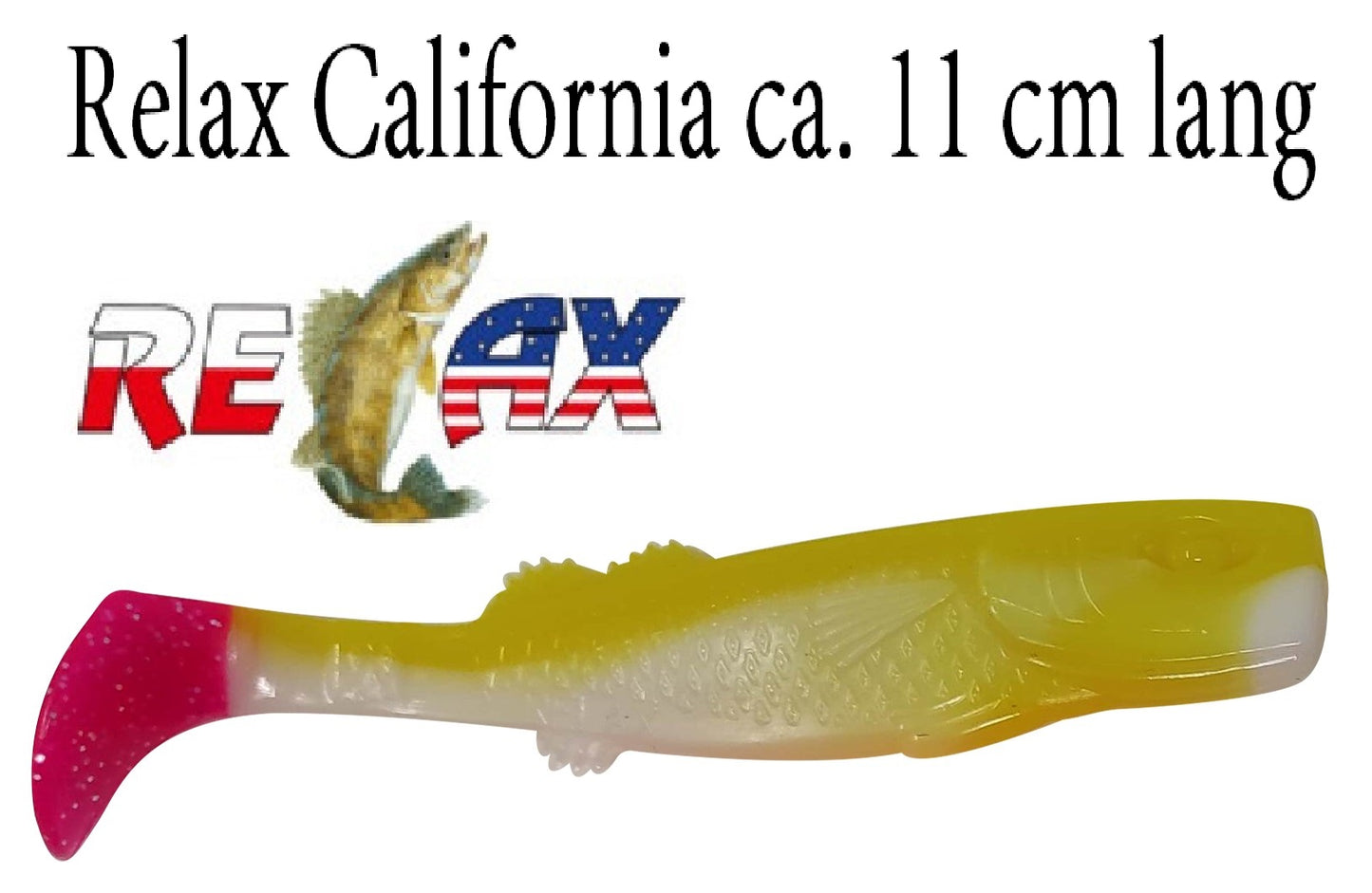 3x  Relax California 8 cm & 11 cm – Perfekter Gummifisch für Zander, Hecht & Barsch!