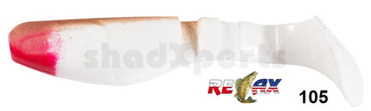 4x RELAX Kopyto Classic 3" (8 cm) Top-Gummifisch zum Barsch, Hecht & Zander angeln