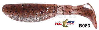 4x RELAX Kopyto Classic 3" (8 cm) Top-Gummifisch zum Barsch, Hecht & Zander angeln