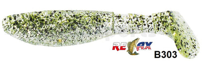 4x RELAX Kopyto Classic 3" (8 cm) Top-Gummifisch zum Barsch, Hecht & Zander angeln