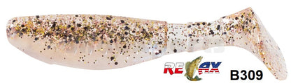 4x RELAX Kopyto Classic 3" (8 cm) Top-Gummifisch zum Barsch, Hecht & Zander angeln