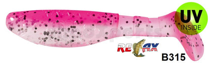 4x RELAX Kopyto Classic 3" (8 cm) Top-Gummifisch zum Barsch, Hecht & Zander angeln